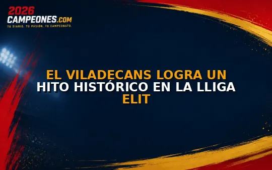 El Viladecans logra un hito histórico en la Lliga Elit