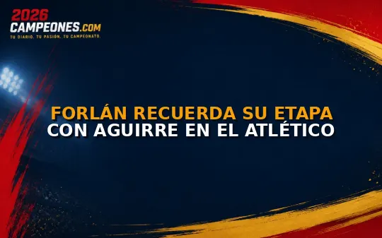 Forlán recuerda su etapa con Aguirre en el Atlético