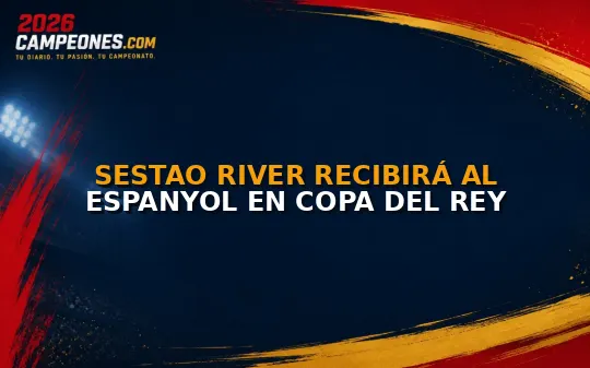Sestao River recibirá al Espanyol en Copa del Rey