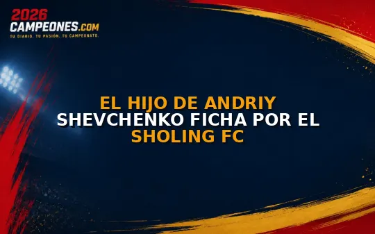 El hijo de Andriy Shevchenko ficha por el Sholing FC