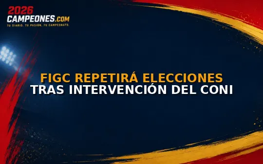 FIGC repetirá elecciones tras intervención del CONI