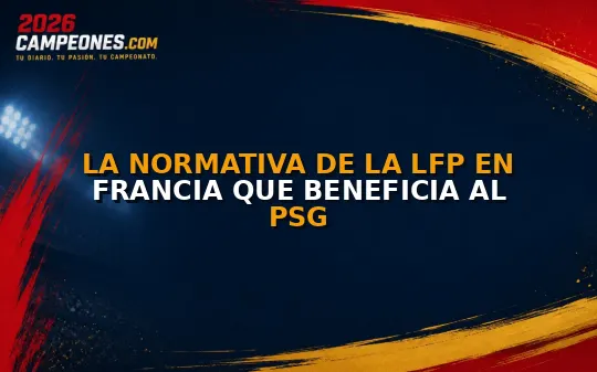 La normativa de la LFP en Francia que beneficia al PSG
