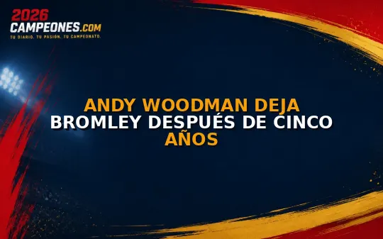 Andy Woodman deja Bromley después de cinco años