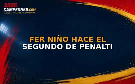 Fer Niño hace el segundo de penalti