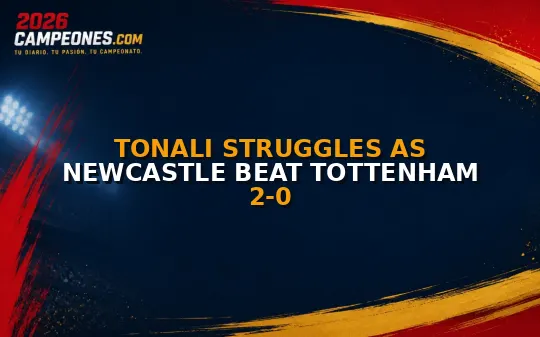 Tonali struggles as Newcastle beat Tottenham 2-0