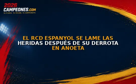 El RCD Espanyol se lame las heridas después de su derrota en Anoeta