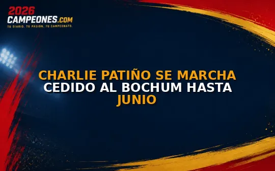 Charlie Patiño se marcha cedido al Bochum hasta junio
