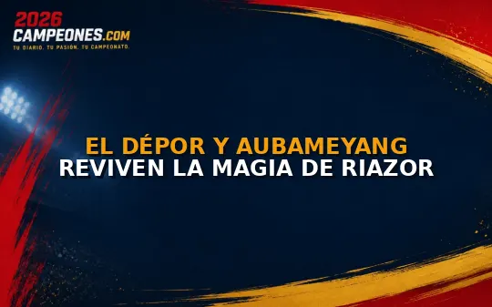 El Dépor y Aubameyang reviven la magia de Riazor