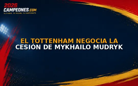 El Tottenham negocia la cesión de Mykhailo Mudryk