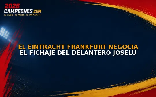 El Eintracht Frankfurt negocia el fichaje del delantero Joselu