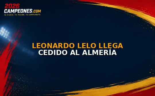 Leonardo Lelo llega cedido al Almería
