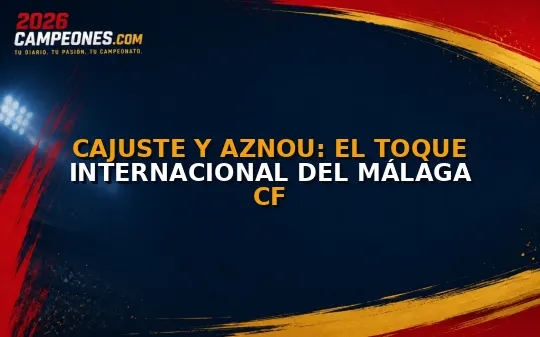 Cajuste y Aznou: el toque internacional del Málaga CF