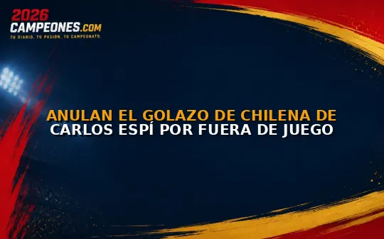 Anulan el golazo de chilena de Carlos Espí por fuera de juego