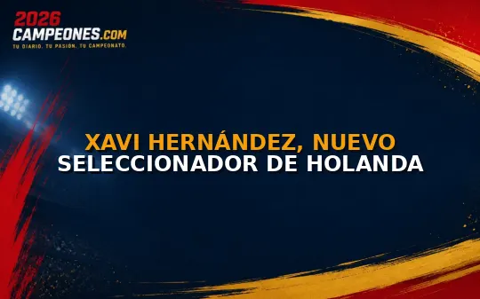 Xavi Hernández, nuevo seleccionador de Holanda