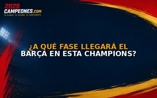 ¿A qué fase llegará el Barça en esta Champions?