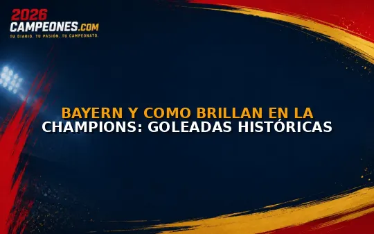 Bayern y Como brillan en la Champions: goleadas históricas