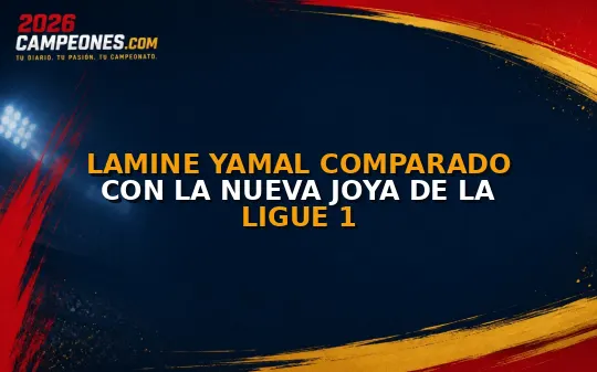 Lamine Yamal comparado con la nueva joya de la Ligue 1