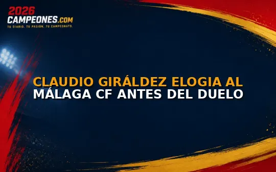 Claudio Giráldez elogia al Málaga CF antes del duelo