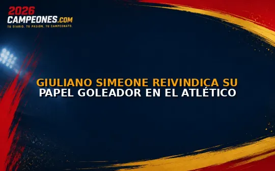 Giuliano Simeone reivindica su papel goleador en el Atlético