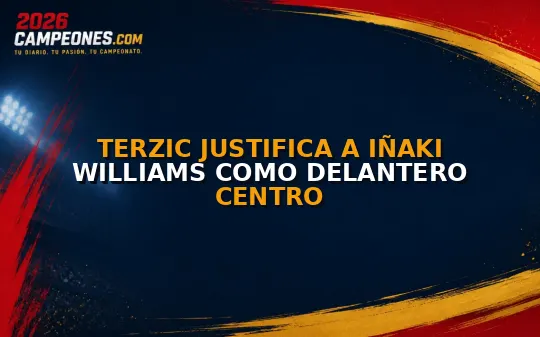 Terzic justifica a Iñaki Williams como delantero centro