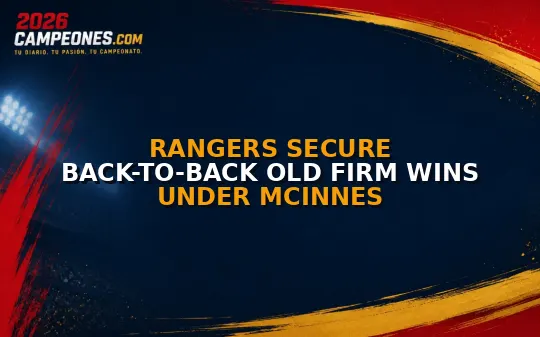 Rangers secure back-to-back Old Firm wins under McInnes