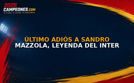 Último adiós a Sandro Mazzola, leyenda del Inter